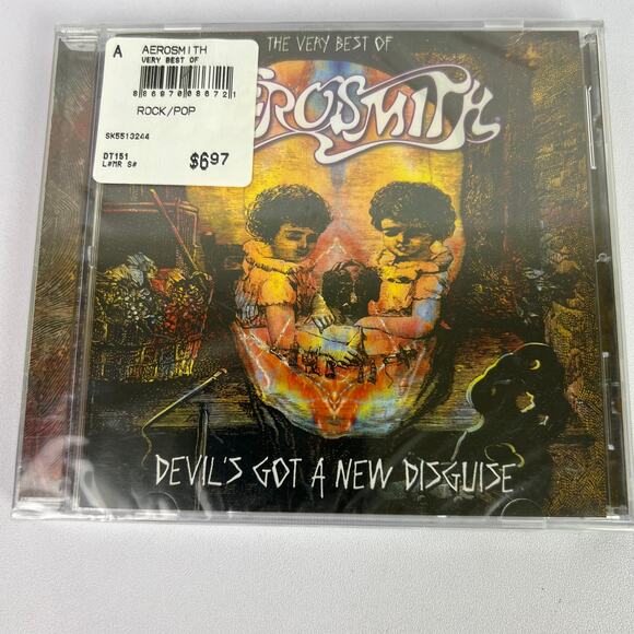 Devil's Got A New Disguise: The Very Best Of Aerosmith (CD, 2006) - BRAND NEW - Picture 1 of 10